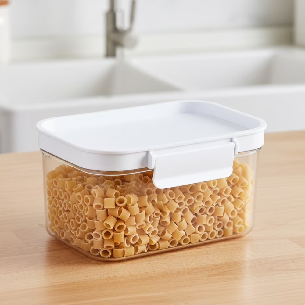 Food Storage Plastic Container - Mały prostokątny plastikowy pojemnik do przechowywania
