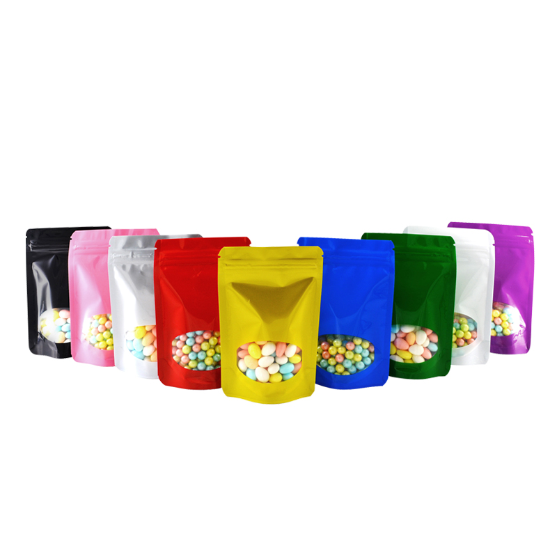 Food Storage With Lock - 100 sztuk kolorowych folii aluminiowych Stand