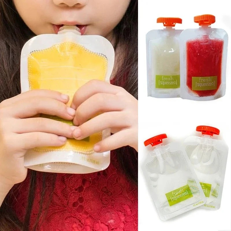 Food Storage Silicone Bags - 10 szt. Uchwytów zapobiegających wyciskaniu puszek