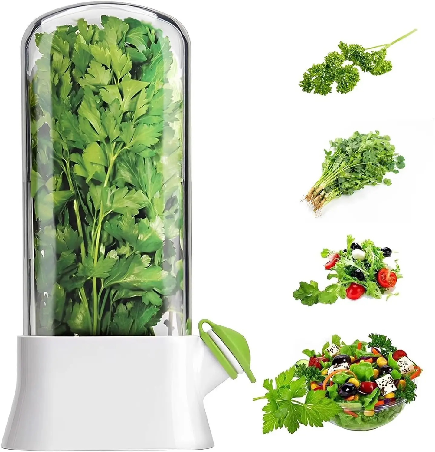 Herb Keeper Container - Pojemnik na zioła do lodówki, utrzymujący