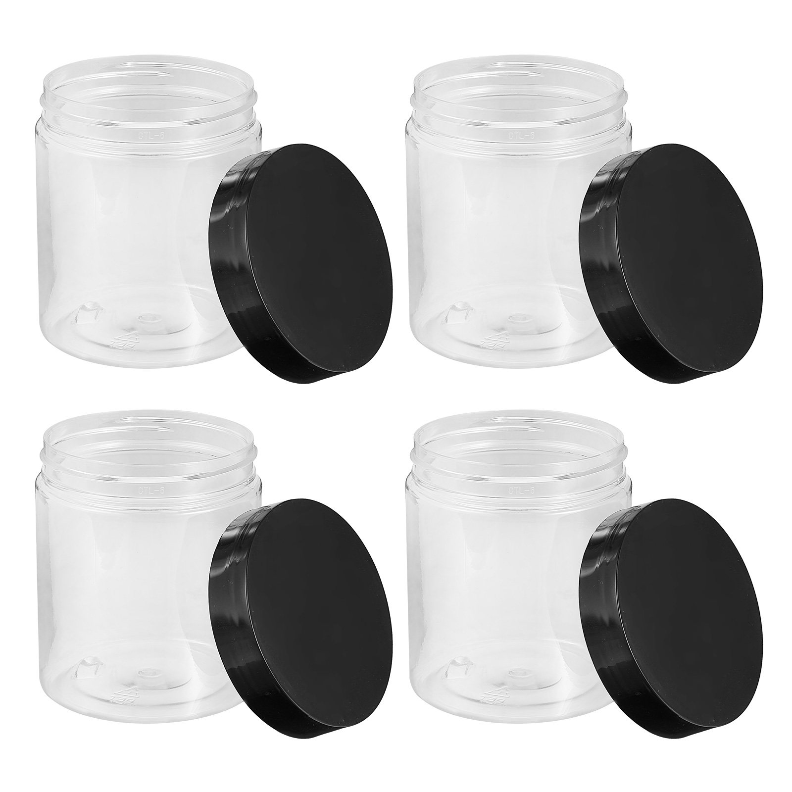 Food Storage Plastic Container - 12 sztuk przezroczystych plastikowych szczelnych pojemników