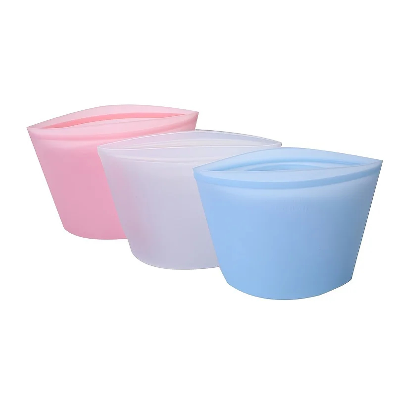 Food Storage Silicone Bags - Wielorazowe silikonowe torby do przechowywania -
