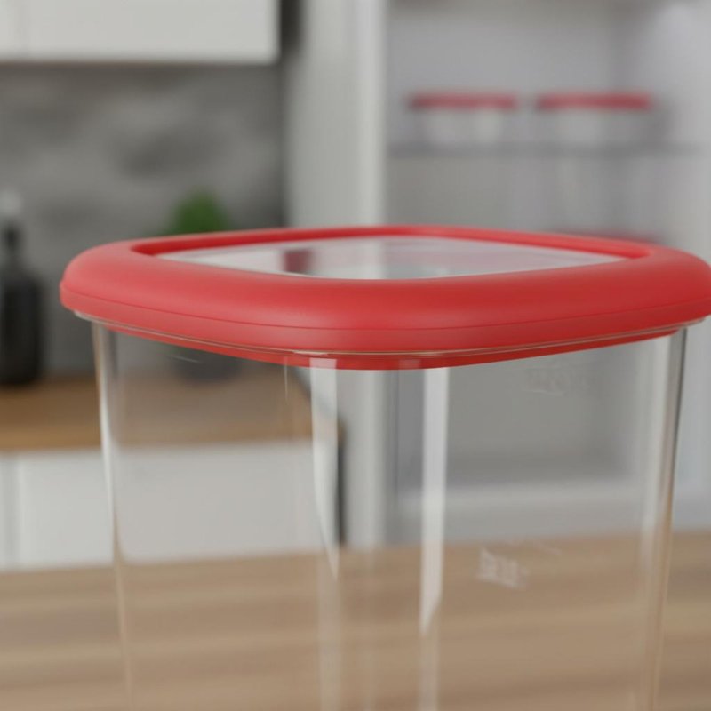 Food Storage Plastic Container - 6-częściowy zestaw szczelnych pojemników do przechowywania