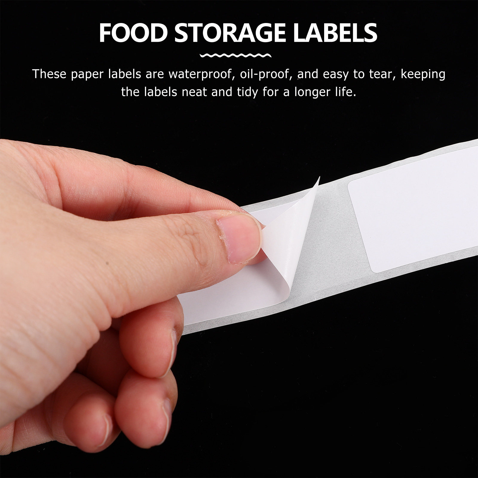 Food Storage Label - 1 rolka etykiet do pisania na