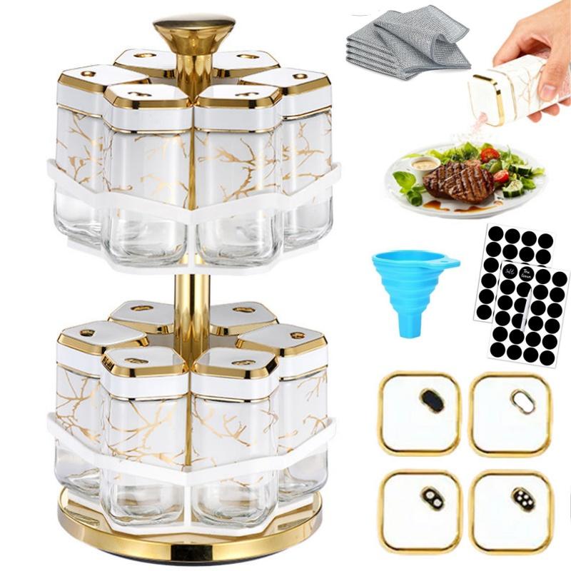 Herb Keeper Container - 360 ° Obrotowy organizer na przyprawy