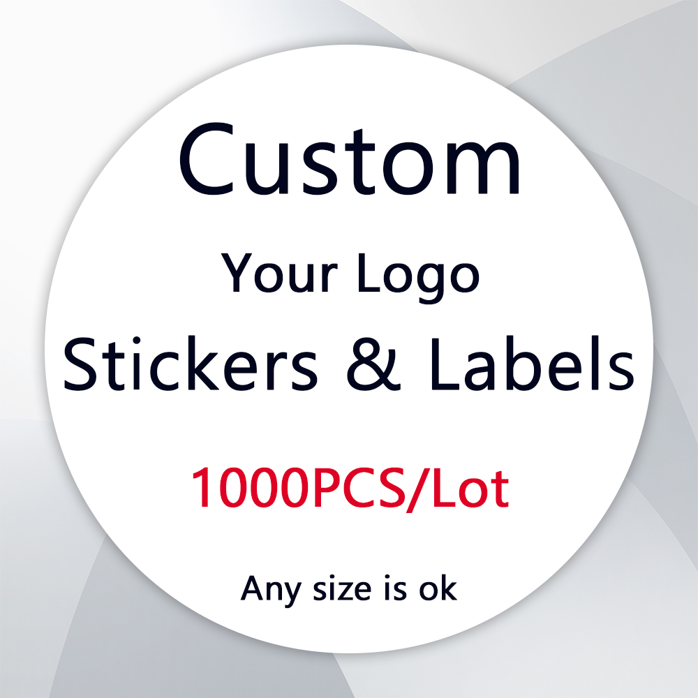 Food Storage Label - 1000 SZTUK Niestandardowe naklejki Dostosuj logo