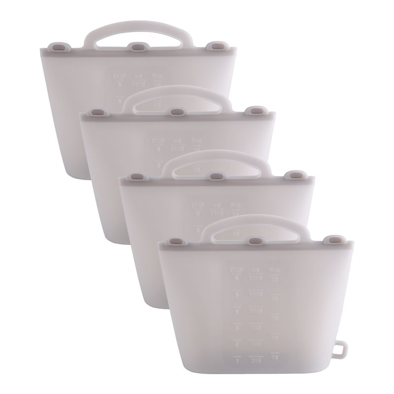 Food Storage Silicone Bags - 75STO-Woreczki do przechowywania świeżej żywności, samozamykające