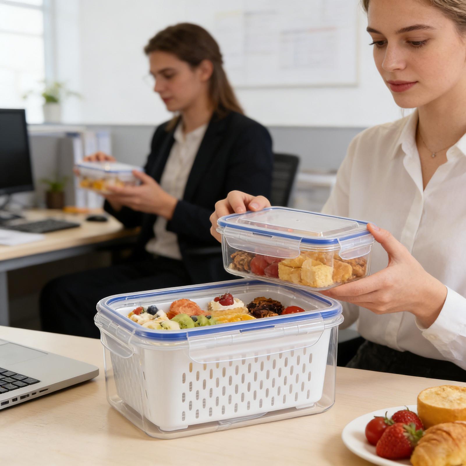 Pojemnik na żywność 4 w 1, prz – Food Storage Plastic Container recenzja i cena