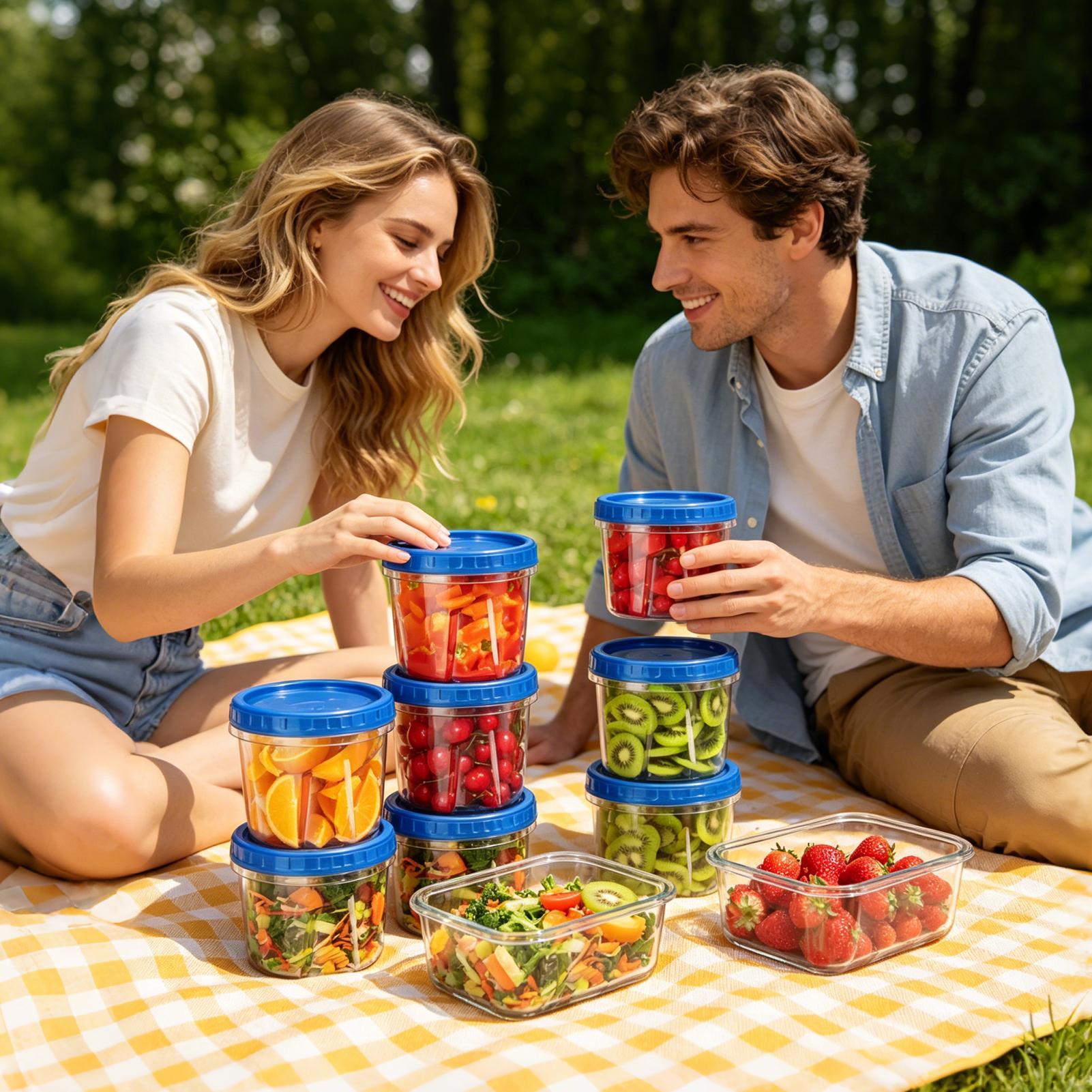 Pojemniki do zamrażarki do prz – Food Storage Plastic Container recenzja i cena