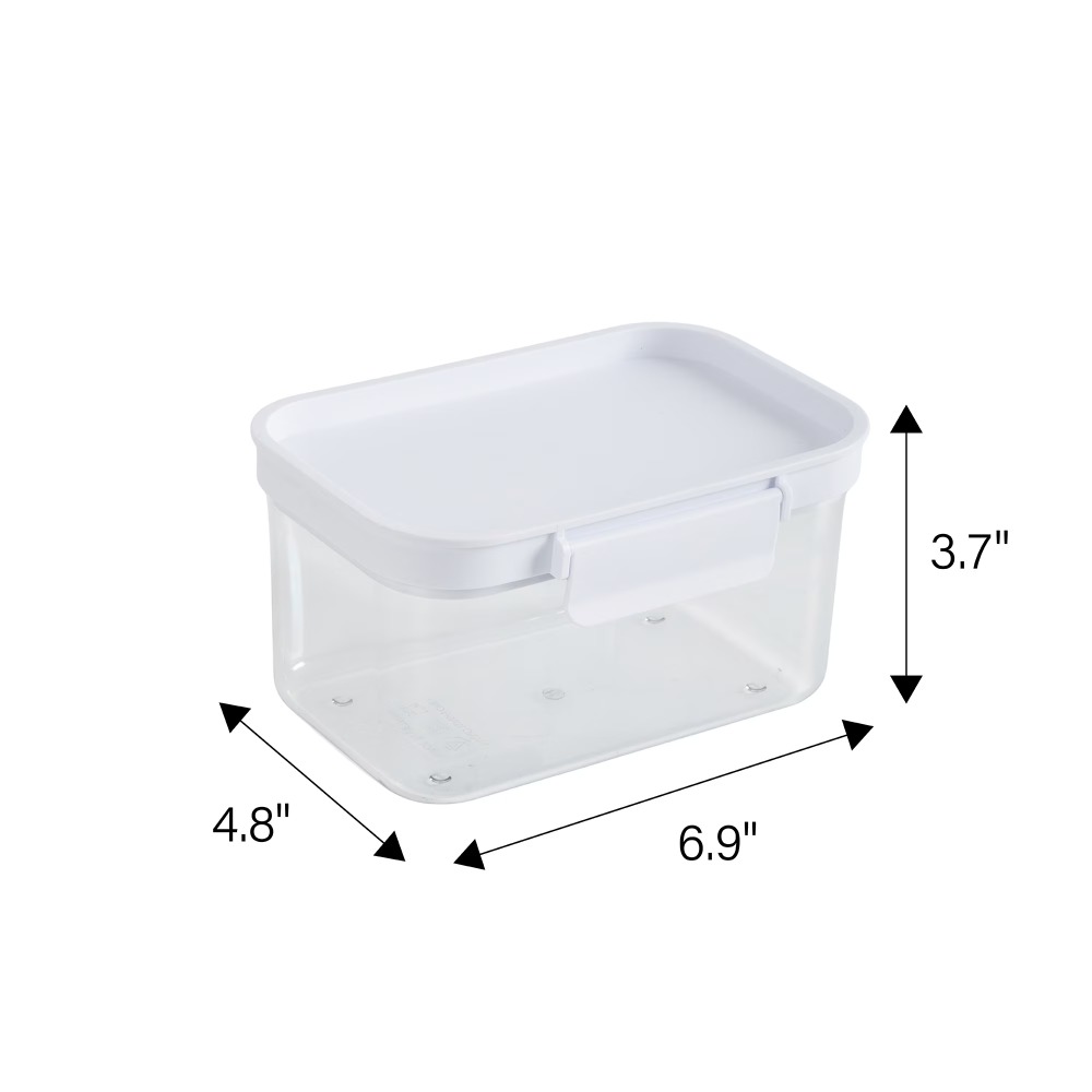 Mały prostokątny plastikowy po – Food Storage Plastic Container recenzja i cena