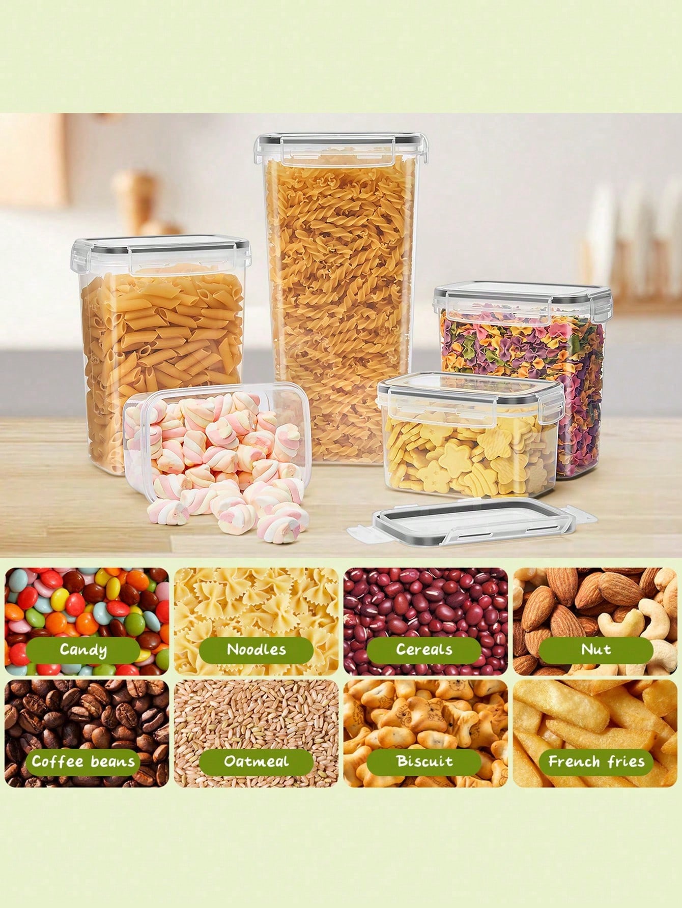48 szt. Hermetycznych pojemnik – Food Storage With Lock recenzja i cena