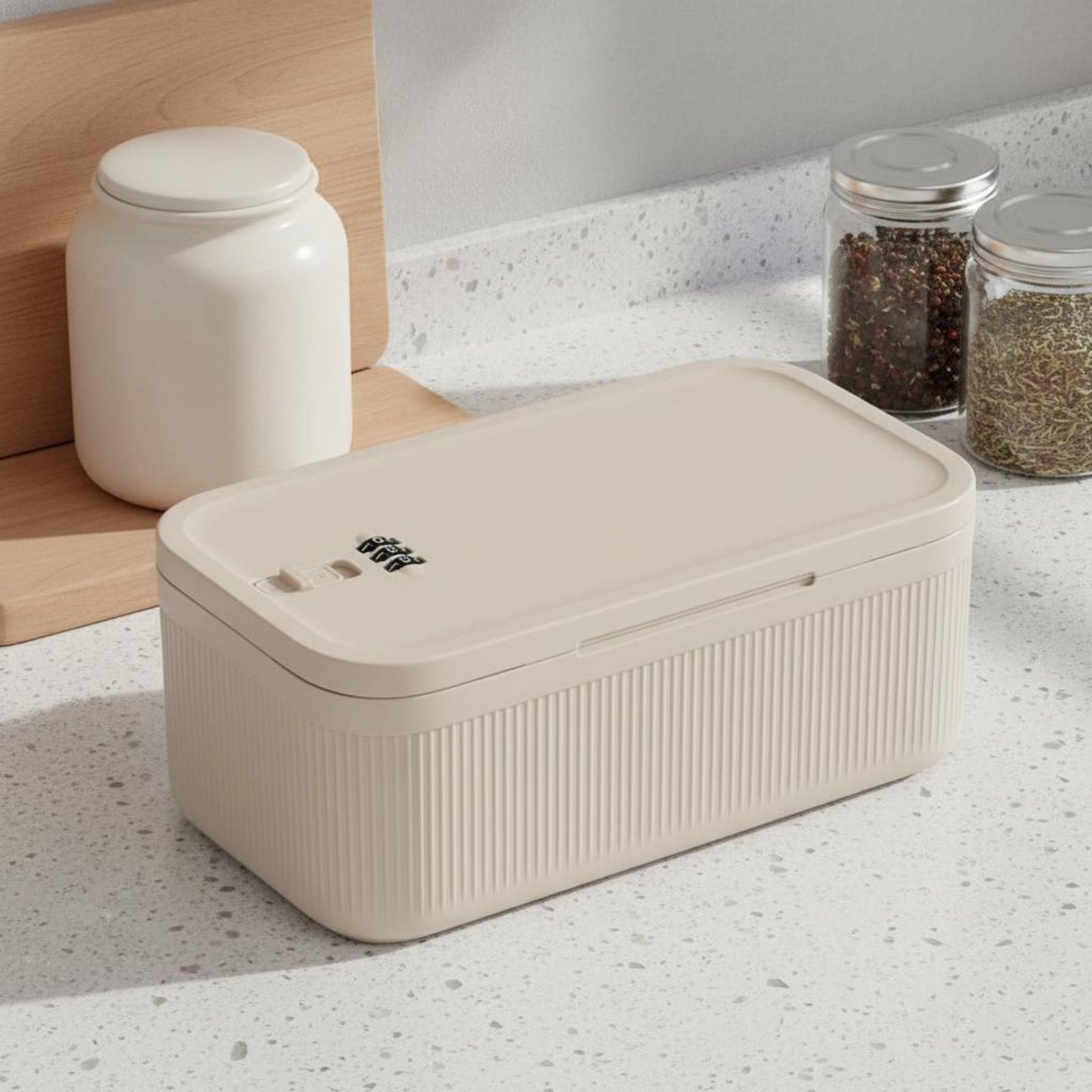Skrzynka z zamkiem szyfrowym,  – Food Storage With Lock recenzja i cena