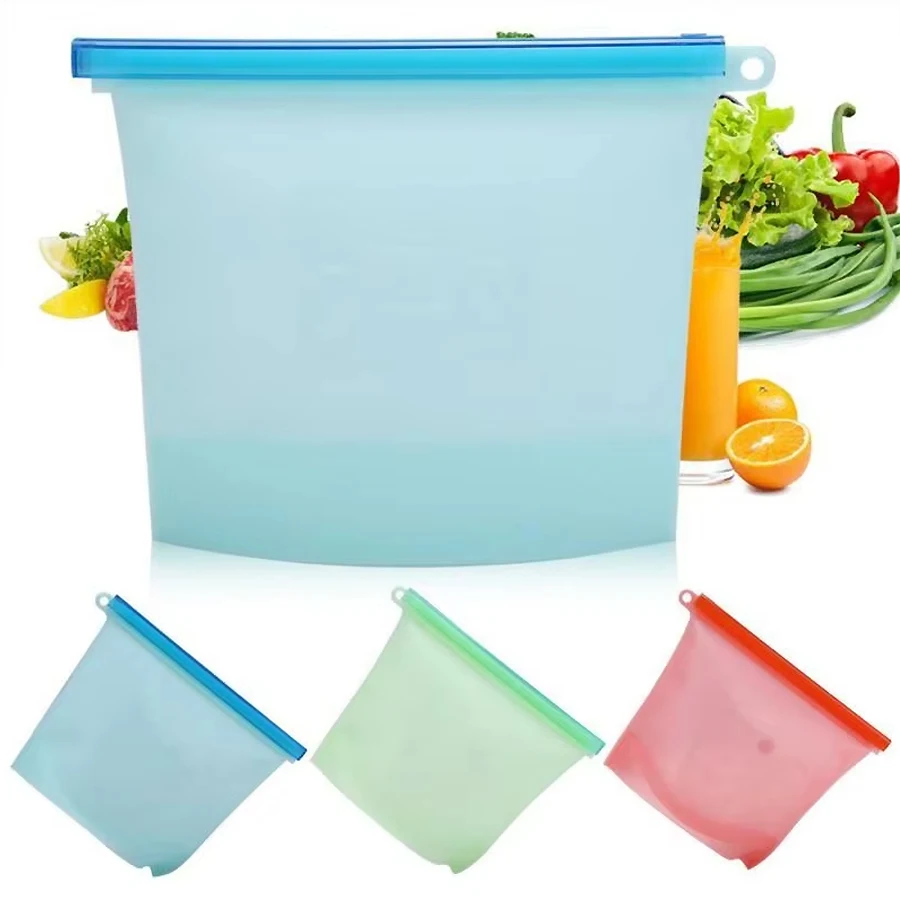 Wielorazowa silikonowa torba d – Food Storage Silicone Bags recenzja i cena