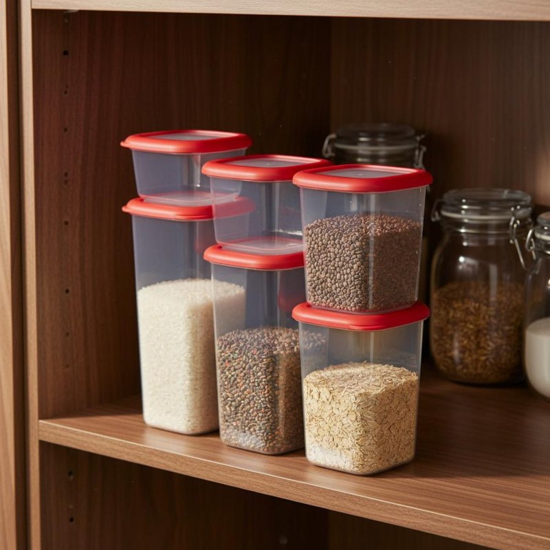 6-częściowy zestaw szczelnych  – Food Storage Plastic Container recenzja i cena