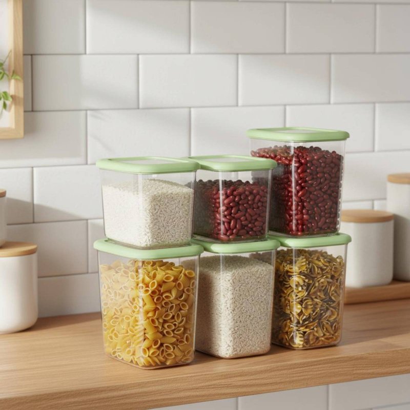 6-częściowy zestaw szczelnych  – Food Storage Plastic Container recenzja i cena