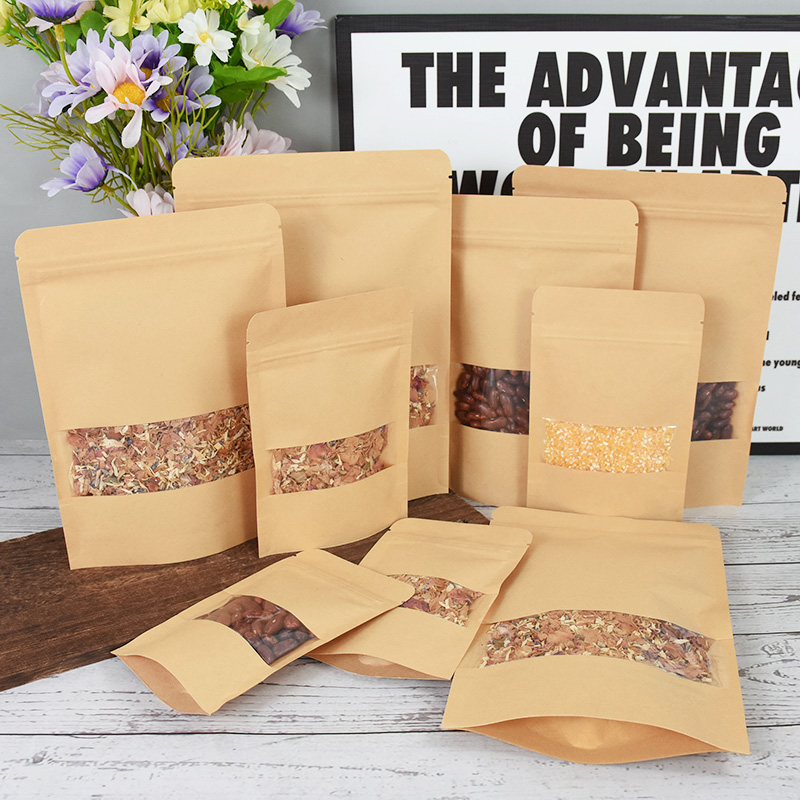 20/50szt Kraft Paper Zip Lock  – Food Storage With Lock recenzja i cena