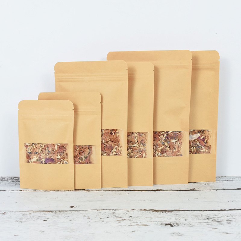 20/50szt Kraft Paper Zip Lock  – Food Storage With Lock recenzja i cena