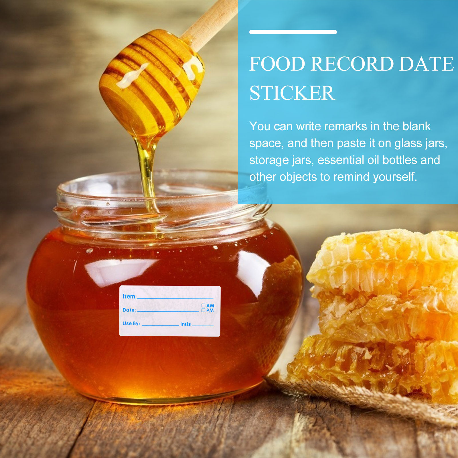 500 sztuk naklejek do zapisywa – Food Storage Label recenzja i cena
