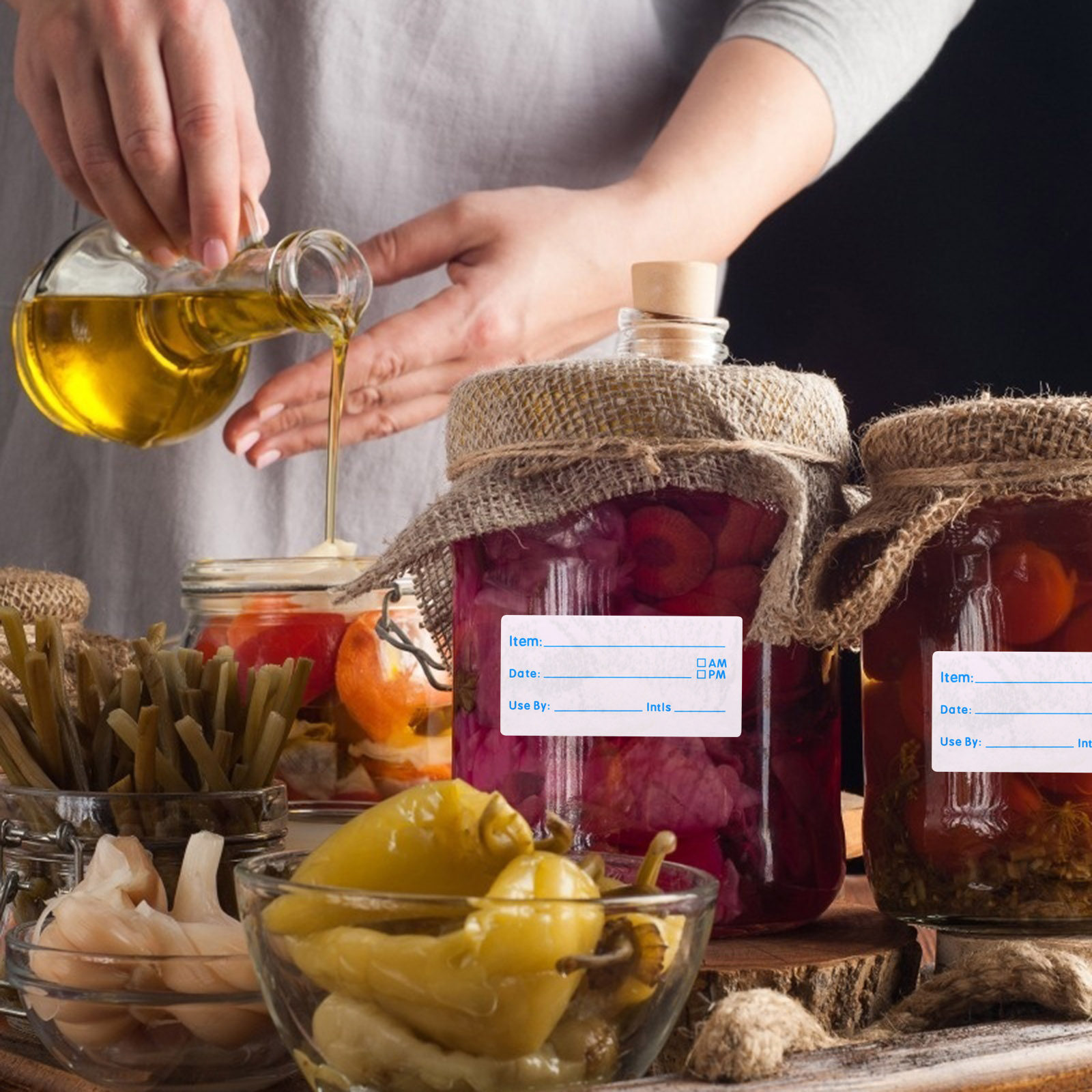 500 sztuk naklejek do zapisywa – Food Storage Label recenzja i cena