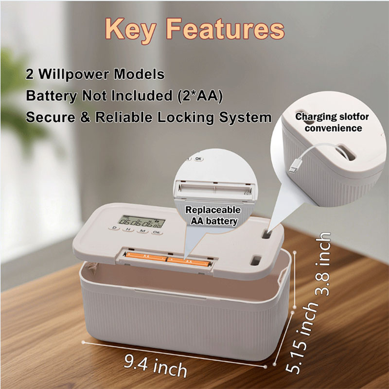 Skrzynka zamykana na czas, 2 t – Food Storage With Lock recenzja i cena