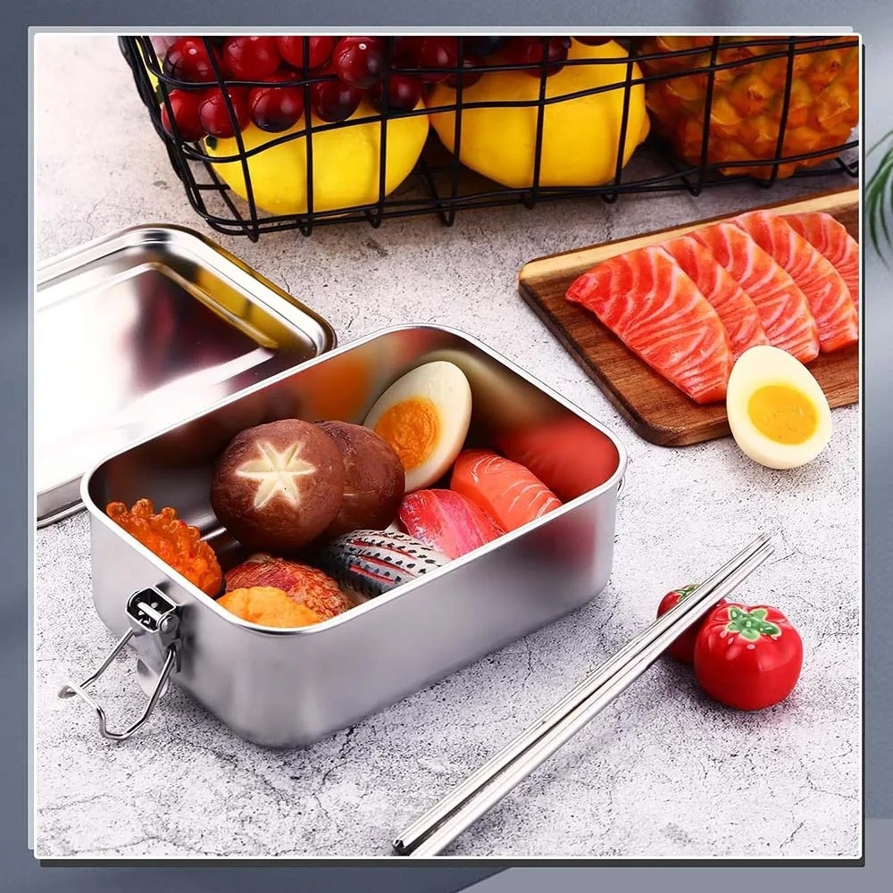 Pudełko Bento ze stali nierdze – Food Storage With Lock recenzja i cena